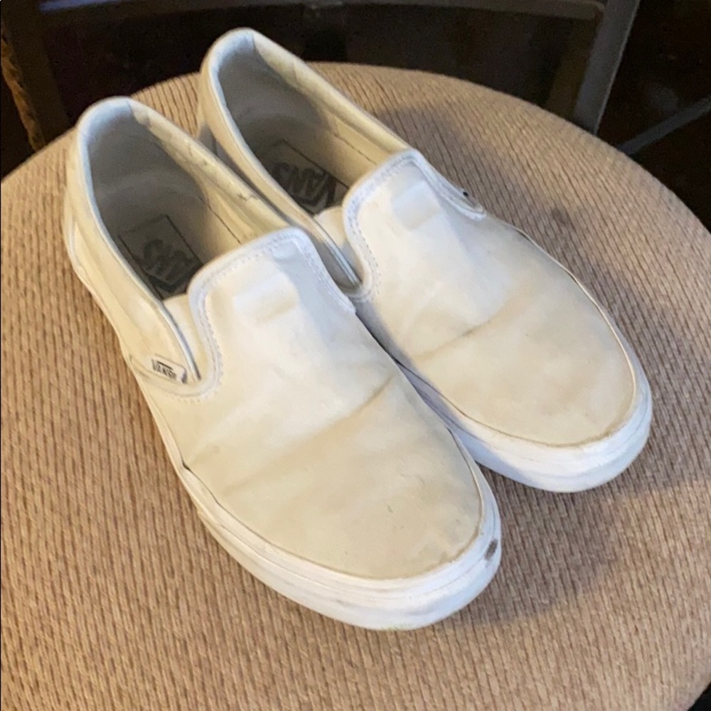 Old white vans